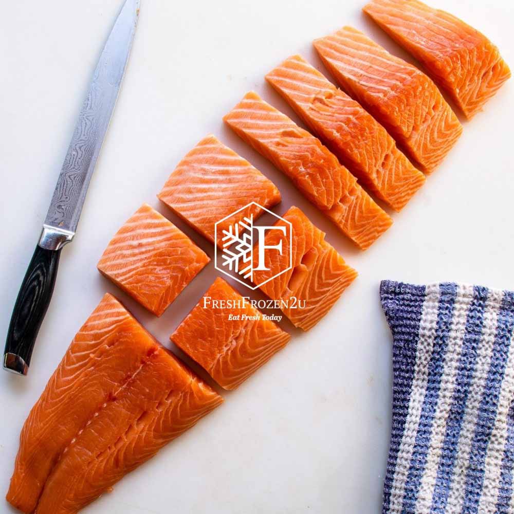 Fish Salmon Fjord Trout Norway (Half fish) (±2.1 kg)