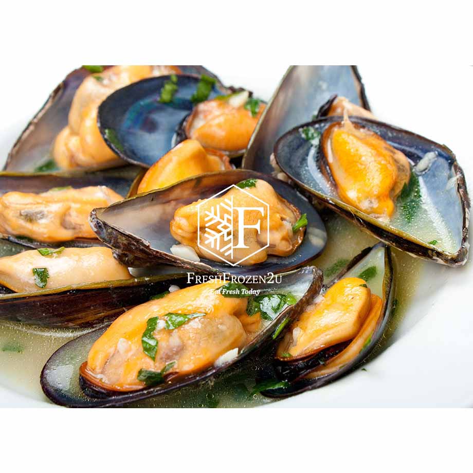 Black Mussel L (Half Shell) (500 g)