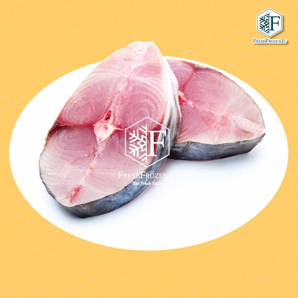 Wild Catch Mackerel Steak Cut (500g) 马鲛鱼片 Tenggiri