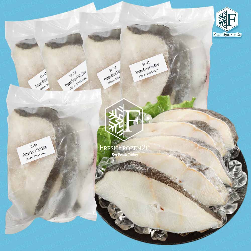 Bundle Halibut Steak (5 pcs x 5 packs)